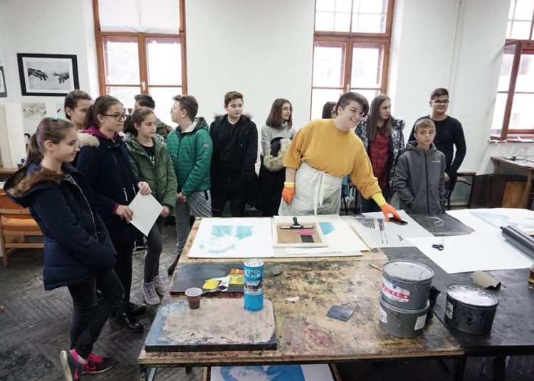 Učenici Prve osnovne škole Široki Brijeg posjetili Akademiju likovnih umjetnosti