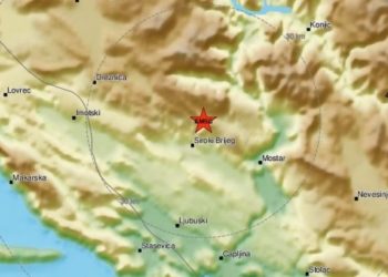 Hercegovina se sinoć opet zatresla, epicentar kod Širokog Brijega