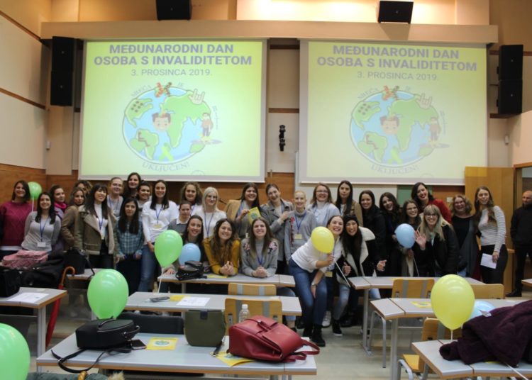 Studenti edukacijske rehabilitacije obilježili Dan osoba s invaliditetom