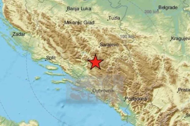 Opet se treslo: Novi potres u Hercegovini