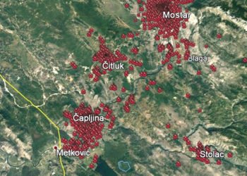 Tijekom 2019. godine u HNŽ-u zabilježena 1782 požara