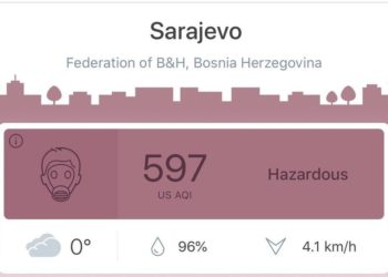 Dramatično zagađenje zraka u Sarajevu, zabranjeno prometovanje vozilima s normom Euro 3