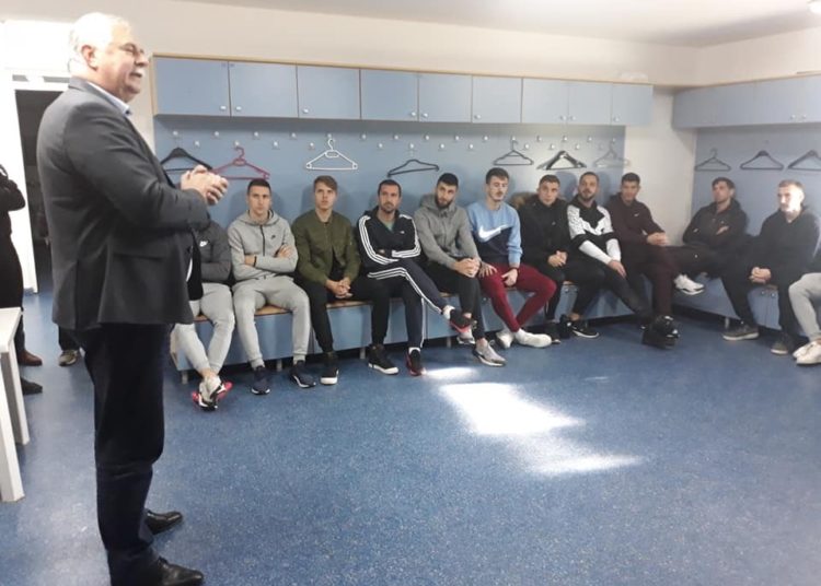 NK Široki Brijeg: Održana prozivka, predsjednik Kraljević se obratio igračima