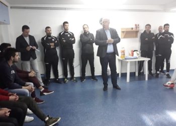 NK Široki Brijeg: Održana prozivka, predsjednik Kraljević se obratio igračima