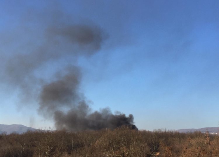 Široki Brijeg: Požar između Visoke glavice i Dobrkovića