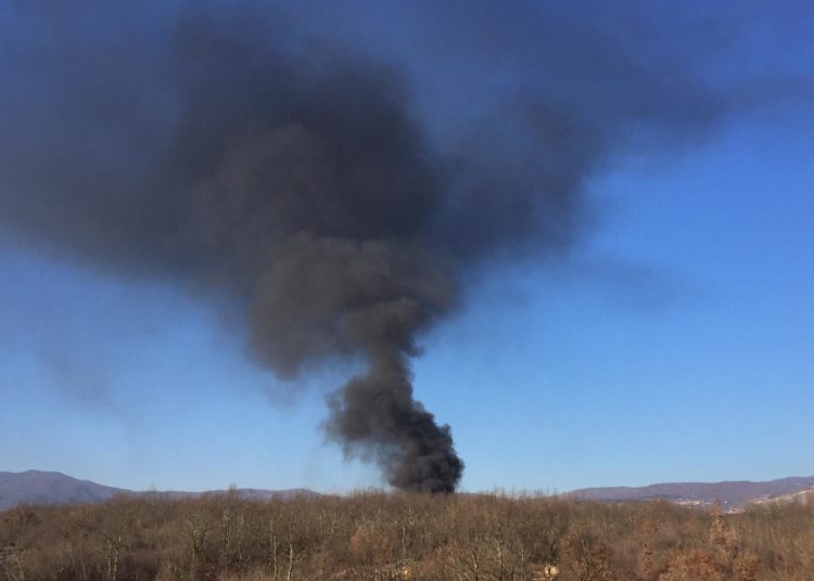 Široki Brijeg: Požar između Visoke glavice i Dobrkovića