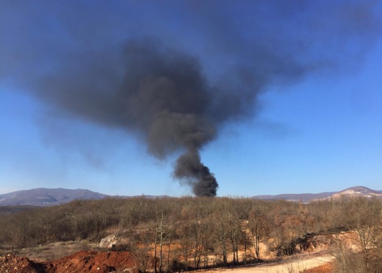 Široki Brijeg: Požar između Visoke glavice i Dobrkovića