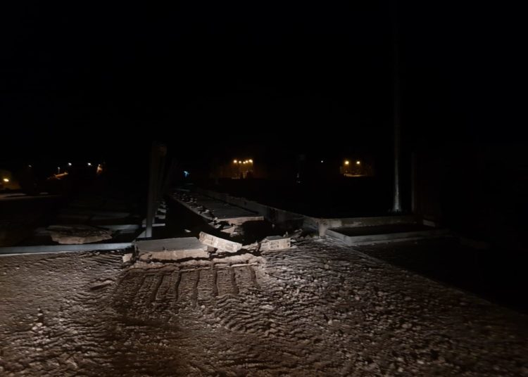 Bura u Posušju odnijela krov i gotovo cijeli zid na pomoćnom terenu HŠK Posušja