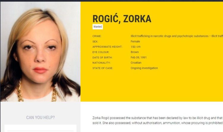 Uhićena najtraženija hrvatska kriminalka
