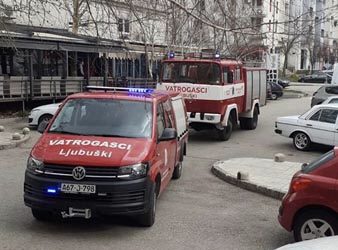 Požar u središtu Ljubuškog