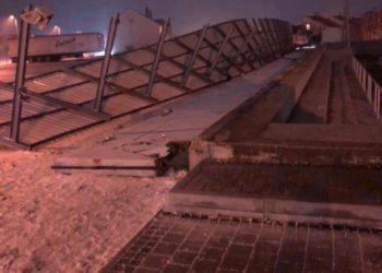 Bura u Posušju odnijela krov i gotovo cijeli zid na pomoćnom terenu HŠK Posušja