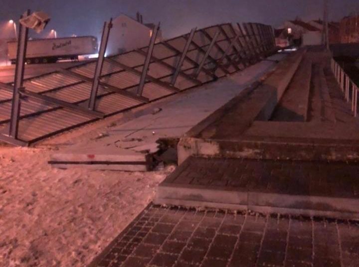 Bura u Posušju odnijela krov i gotovo cijeli zid na pomoćnom terenu HŠK Posušja