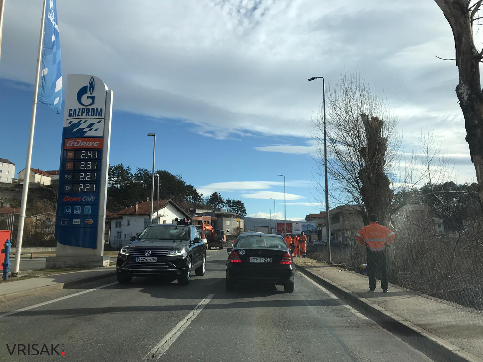 Radovi napravili zastoj u prometu na zapadnom ulazu u Široki Brijeg
