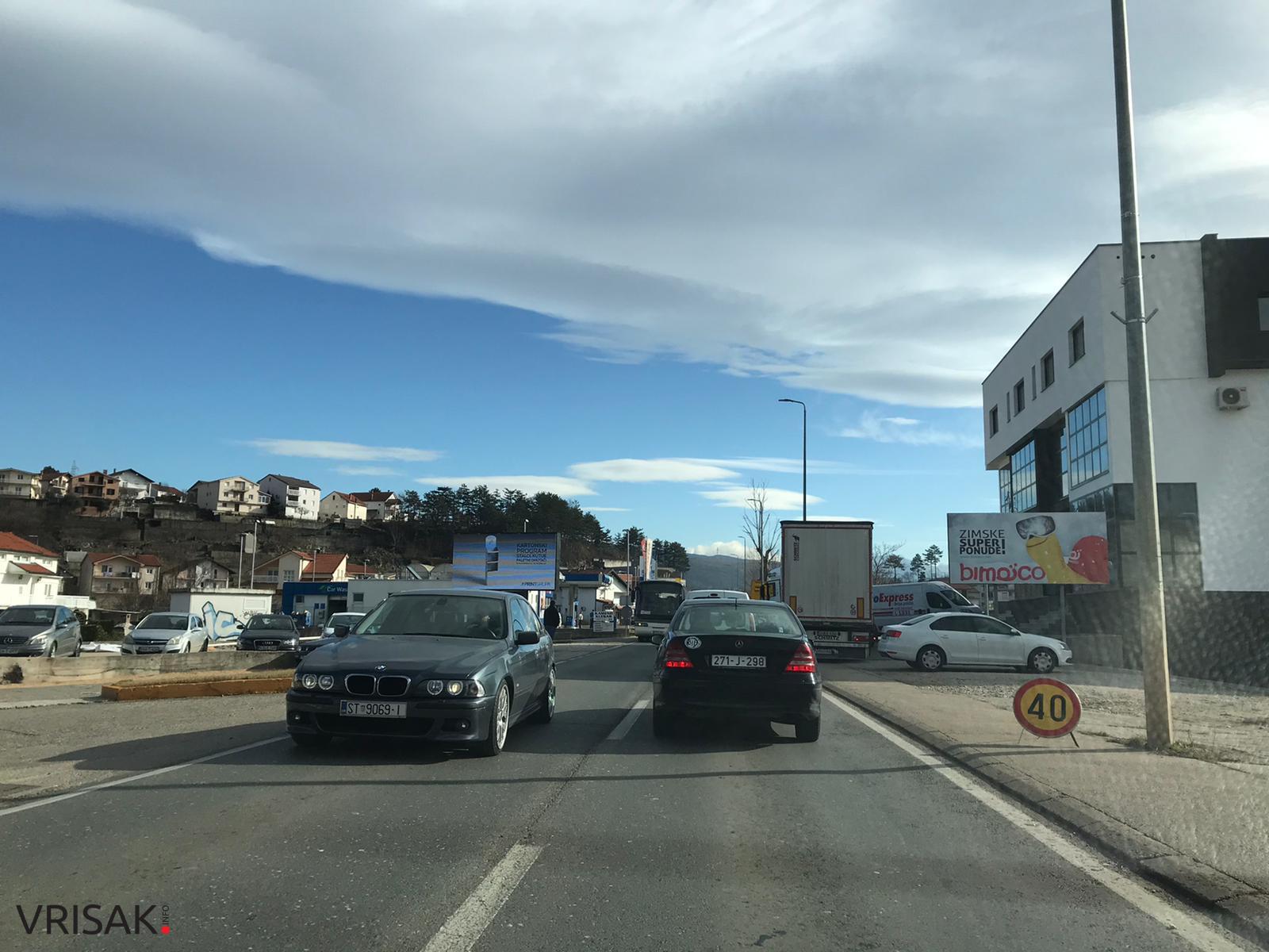 Radovi napravili zastoj u prometu na zapadnom ulazu u Široki Brijeg