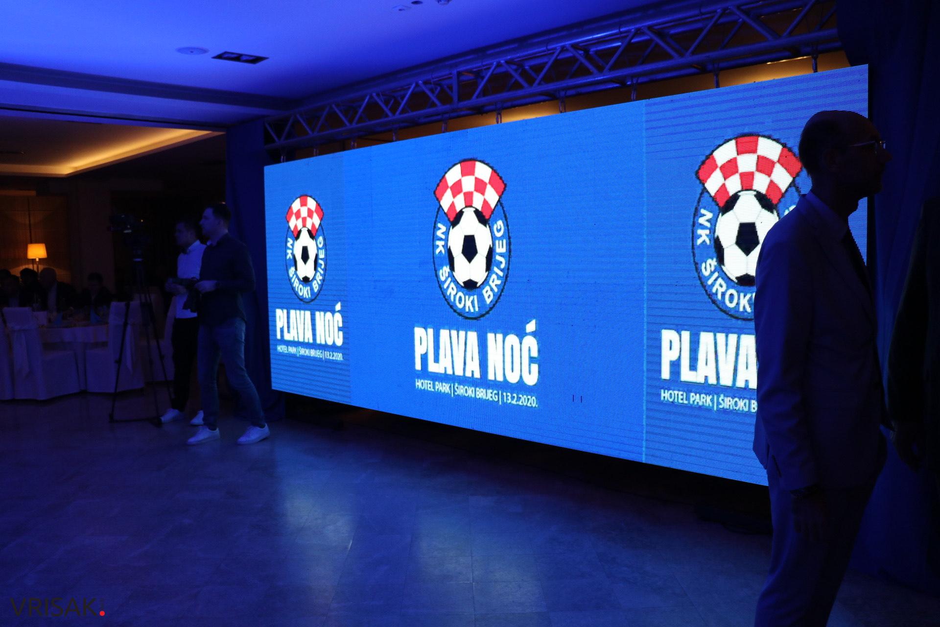 Održana tradicionalna ”Plava noć” Nogometnog kluba Široki Brijeg