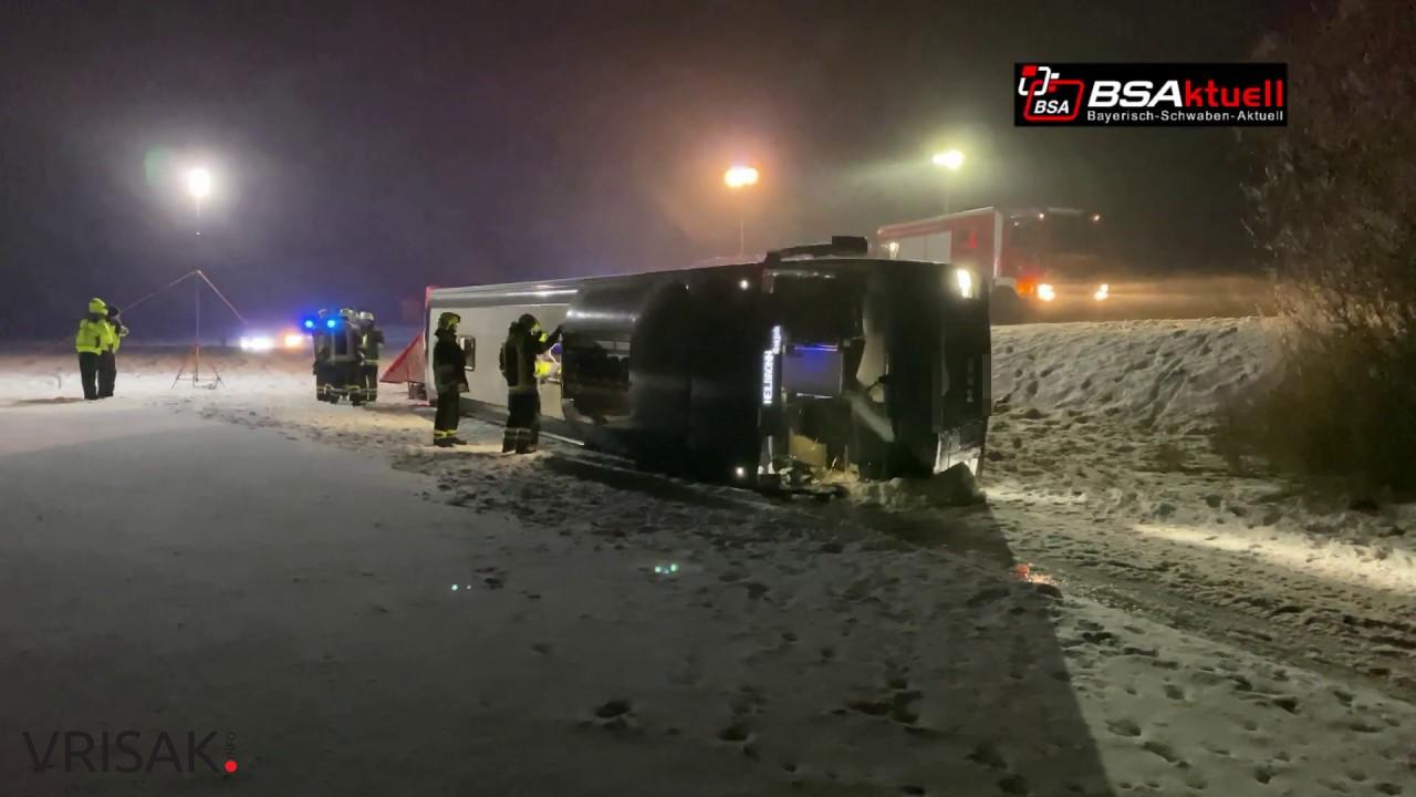 Hrvatski autobus se prevrnuo u Njemačkoj