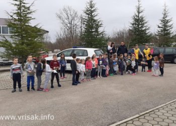 Širokobriješki policajci educirali najmlađe u DV ”Mali Hrast”