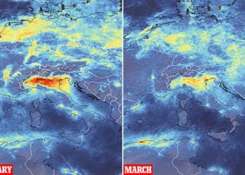 Satelit pokazao smanjenje onečišćenja zraka iznad sjeverne Italije