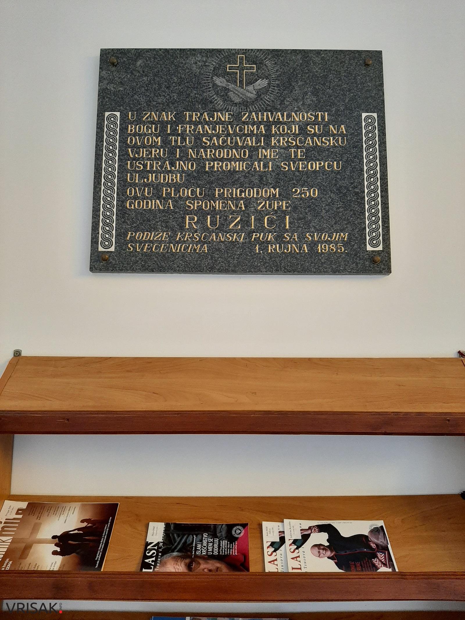 Župa Ružići – najstarija župa u općini Grude čiji predivni okoliš stoljećima uređuju župnici i vrijedni župljani