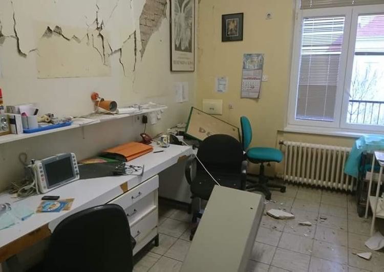 Zagreb/Potresne slike iz bolnica: Šok na Rebru, oštećena i Petrova