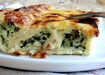 Recept za zapečene palaćinke sa svježim sirom i špinatom