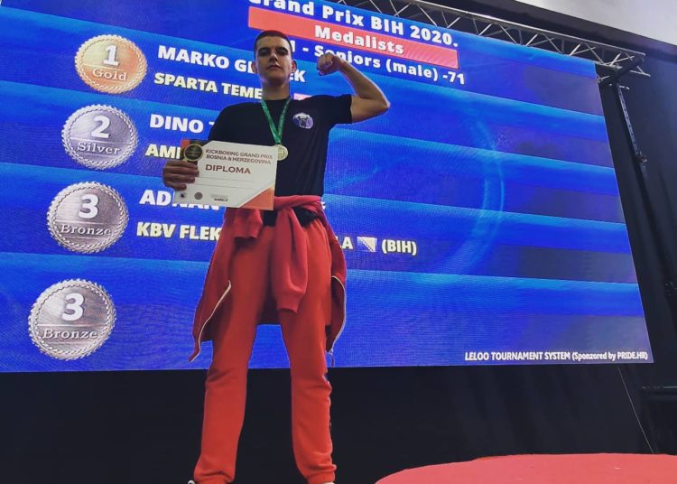 Širokobriježanin Ante Lasić viceprvak Bosne i Hercegovine u kickboxingu