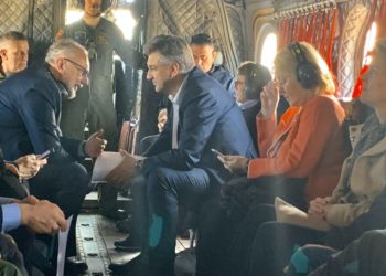 Plenković sa čelnicima Europske unije stigao u Grčku i obišao granicu sa Turskom