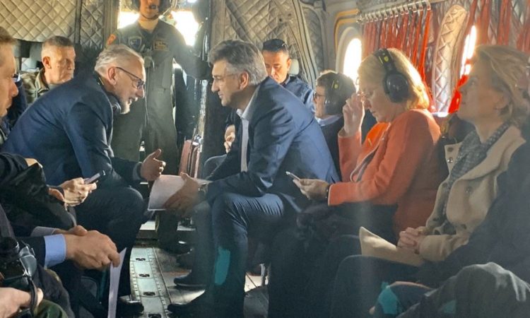 Plenković sa čelnicima Europske unije stigao u Grčku i obišao granicu sa Turskom