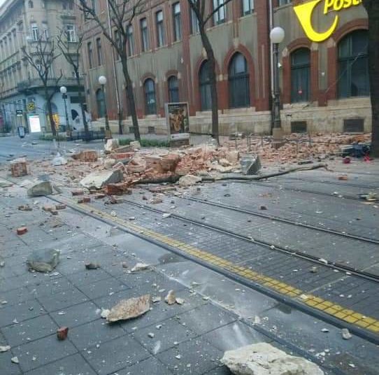 Dva snažna potresa jutros pogodila Zagreb