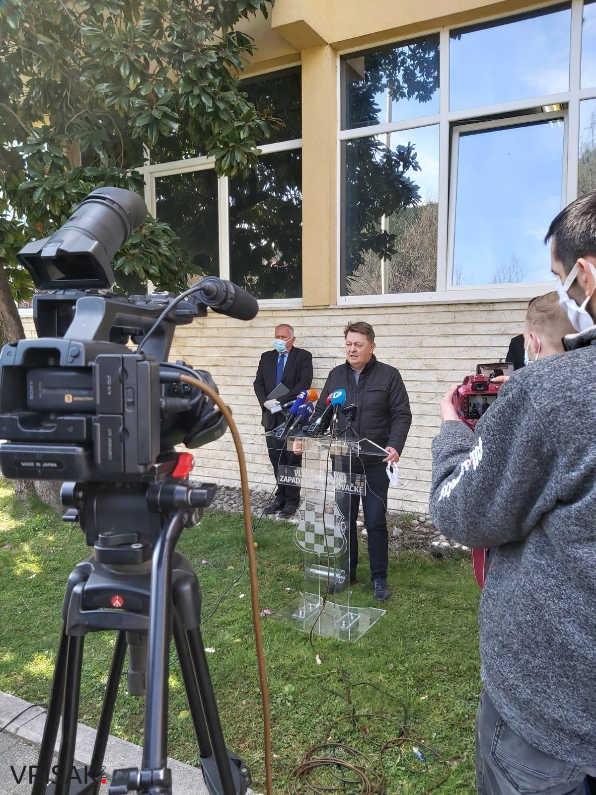 Ćosić, Pejić i dr. Vasilj javnost upoznali sa situacijom vezanom za koronavirus u ŽZH