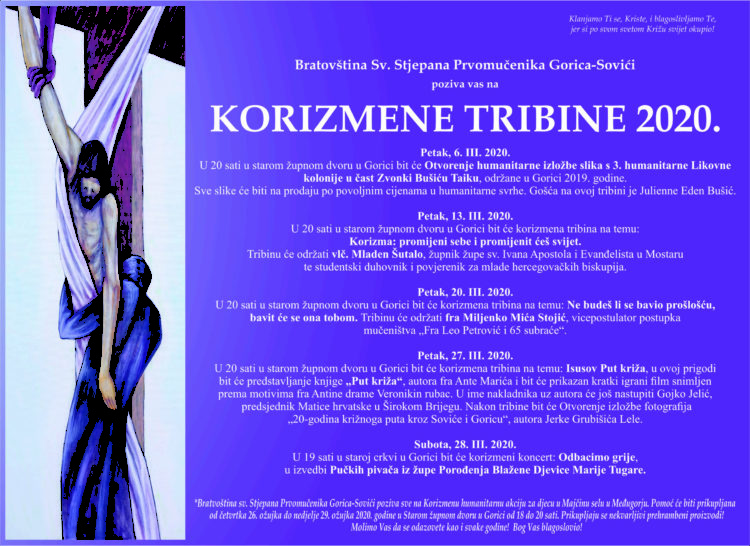 Korizmene tribine u Gorici