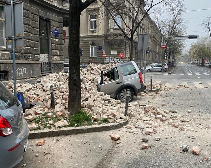 Dva snažna potresa jutros pogodila Zagreb