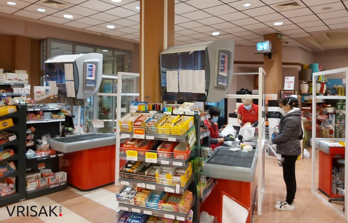 Pozitivan primjer: Prodajni centar Mepas uveo zaštitnu pregradu za svoje blagajnice