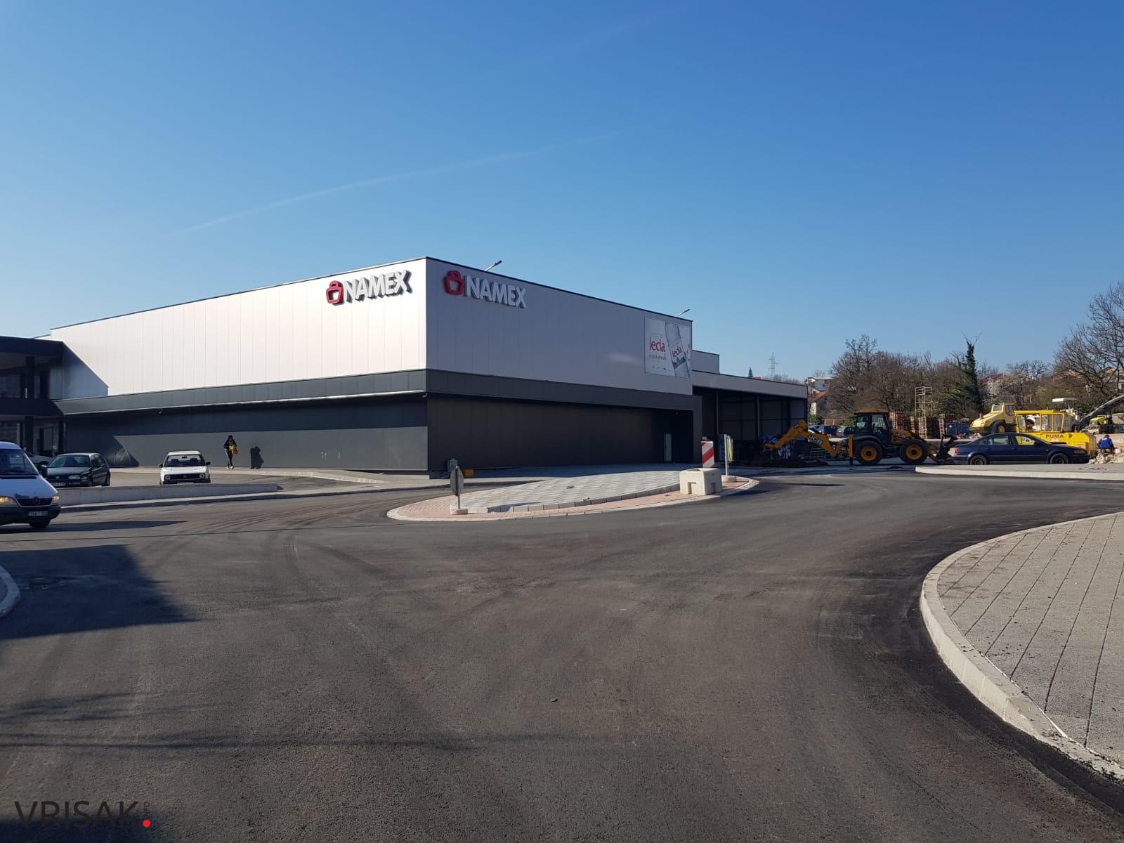 Široki Brijeg: Asfaltiran prometni rotor prema “Maloj školi”