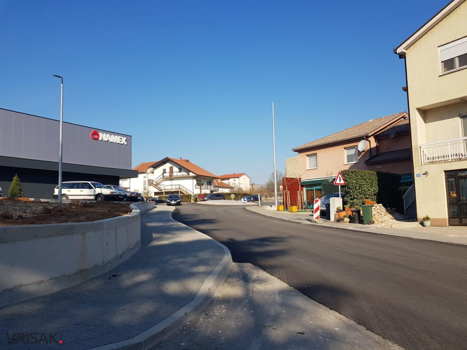 Široki Brijeg: Asfaltiran prometni rotor prema “Maloj školi”