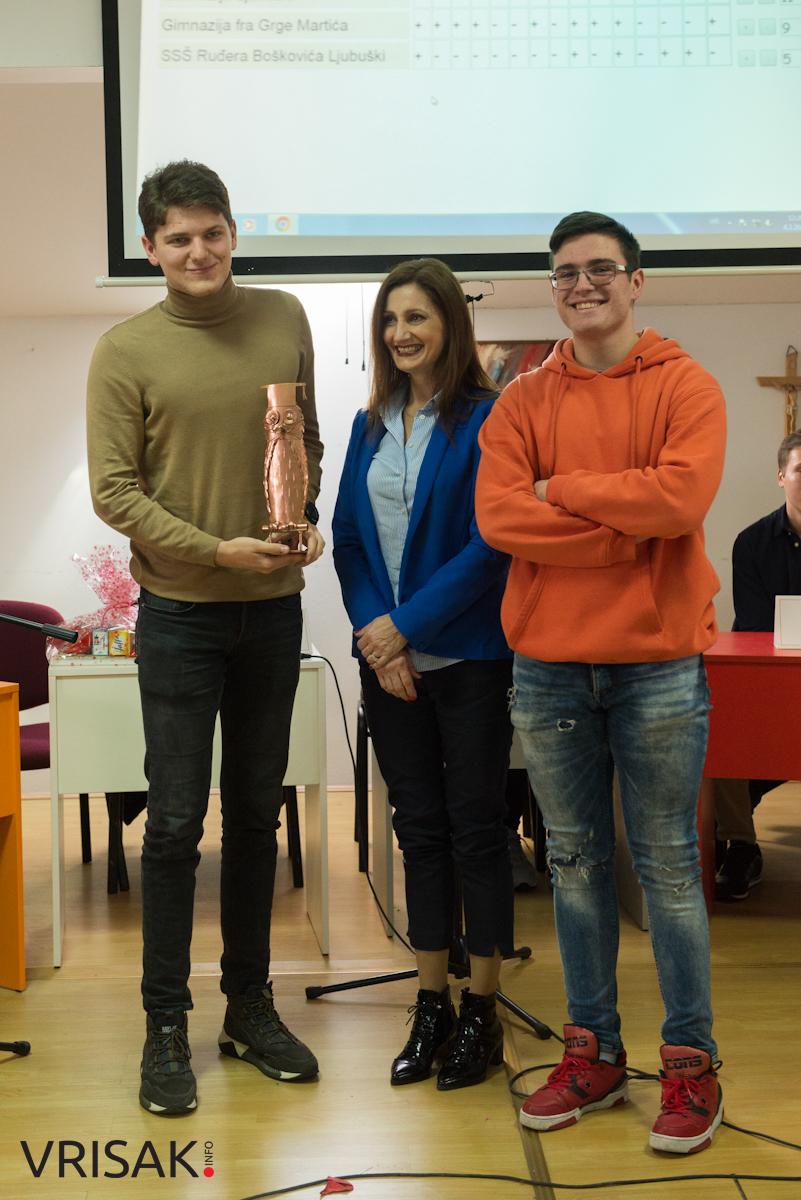 Učenici Srednje strukovne škole Široki Brijeg pobjednici desetog „Kviza općeg znanja – Ljupko“