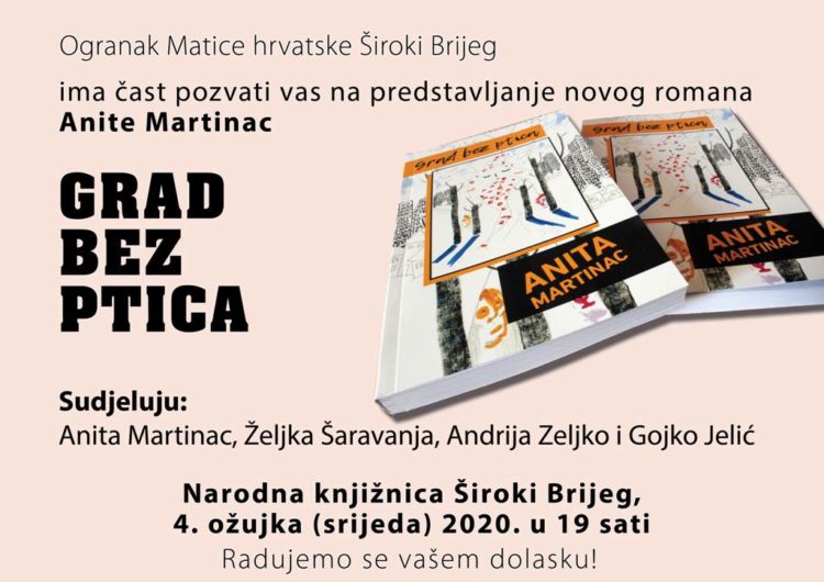 Branitelji iz romana Grad bez ptica na ponos Širokom Brijegu