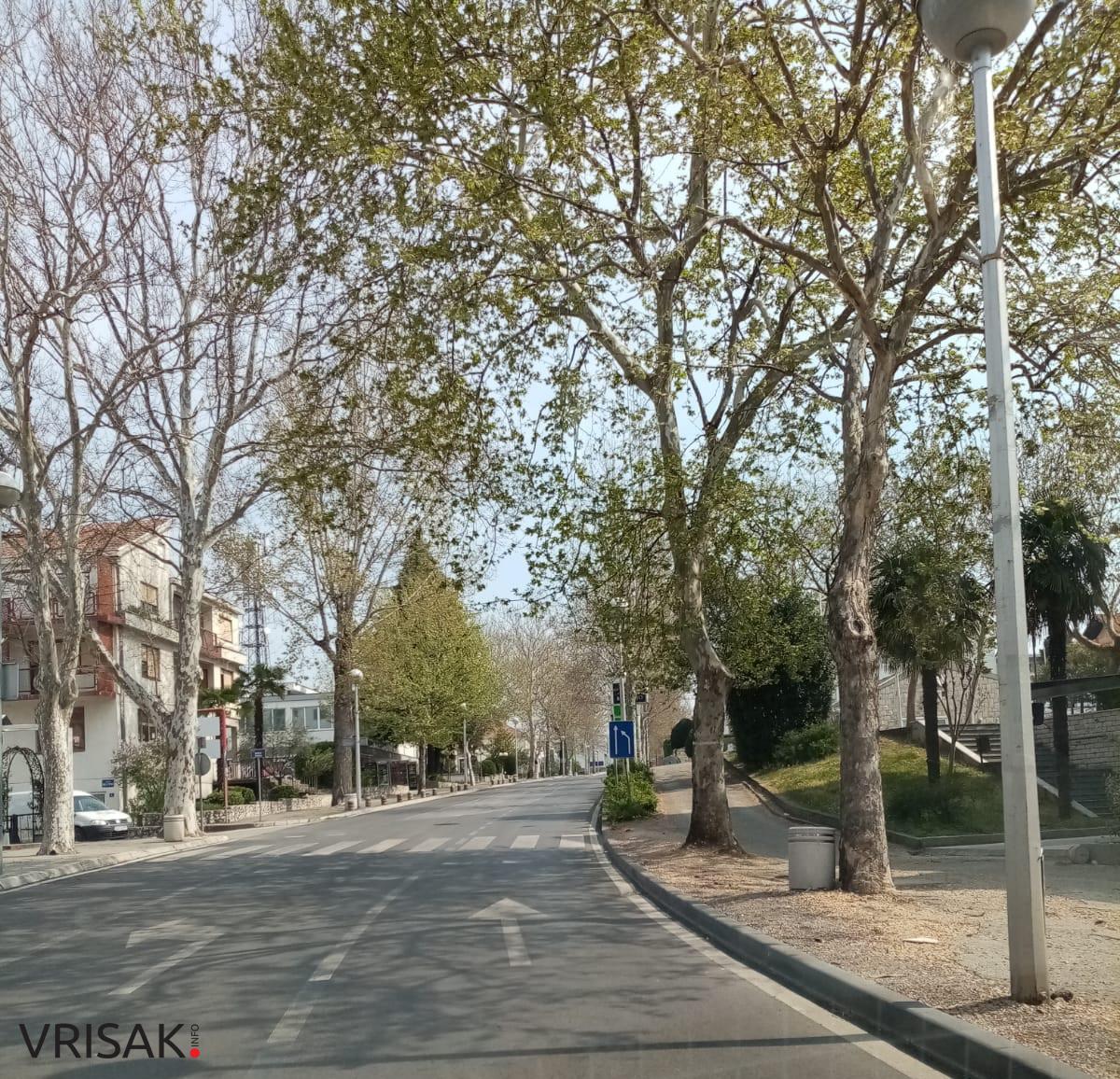 Ulice Čitluka prazne na Uskrsni ponedjeljak