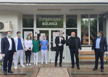 Čović posjetio Stožer civilne zaštite Županije Posavske i Županijsku bolnicu u Orašju
