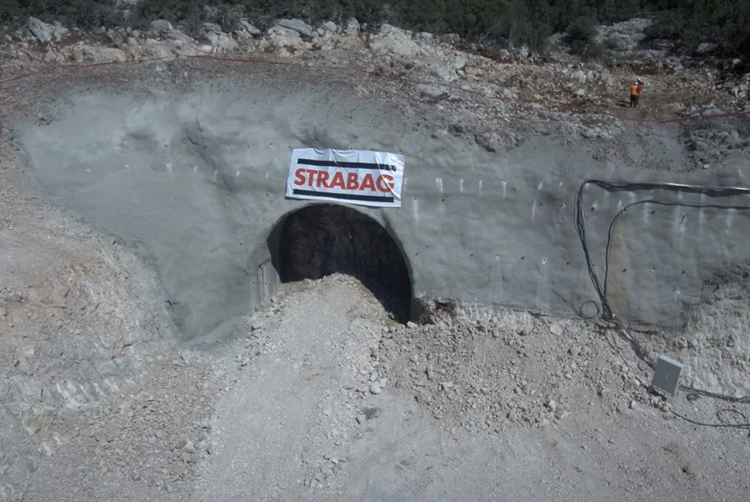 Radovi na pristupnim cestama mostu Pelješac – počelo probijanje tunela Debeli brijeg