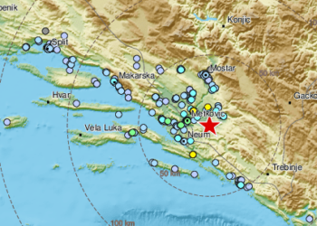 Snažan potres uzdrmao Hercegovinu, epicentar kod Stoca