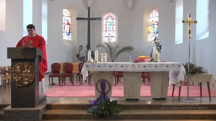 Propovijed fra Ivana Marića na Cvjetnu nedjelju