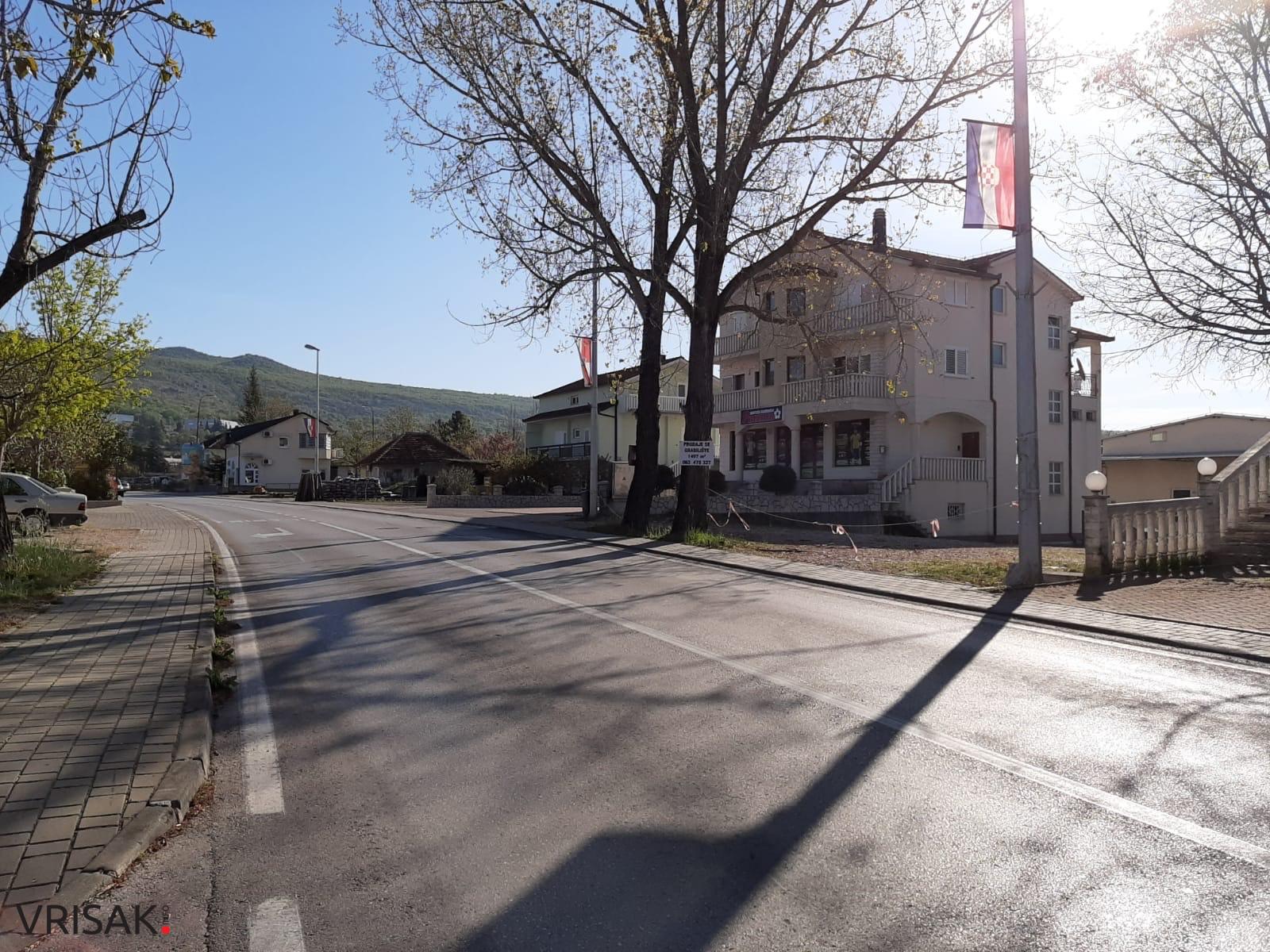 Grudske ulice prazne, mještani poštuju mjere koje se izdaju u svrhu zaštite od koronavirusa