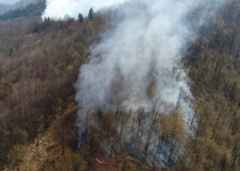Kiša ugasila većinu požara u HNŽ, na požarištima i dalje vidljiv dim