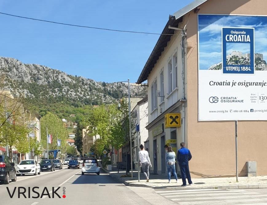 Ulice Ljubuškog za vrijeme koronavirusa