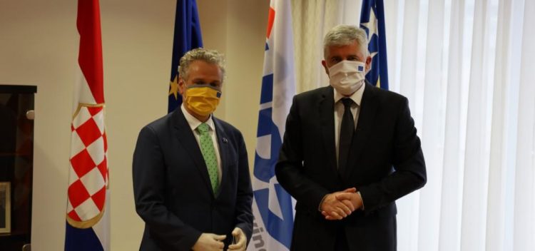 Mostar: Čović i Sattler o europskom putu Bosne i Hercegovine