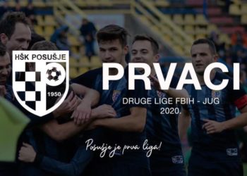 HŠK Posušje prvak Druge lige FBIH-Jug!