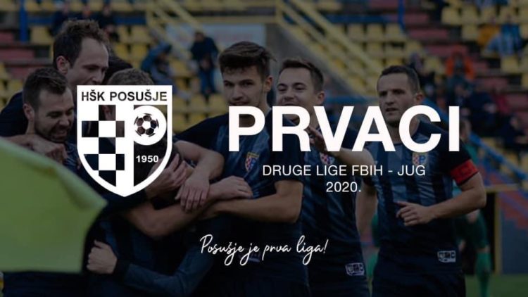 HŠK Posušje prvak Druge lige FBIH-Jug!