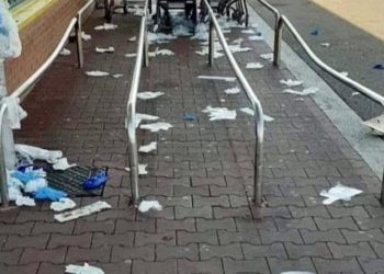 Za bacanje maske i rukavica na ulicu kazna 500 eura