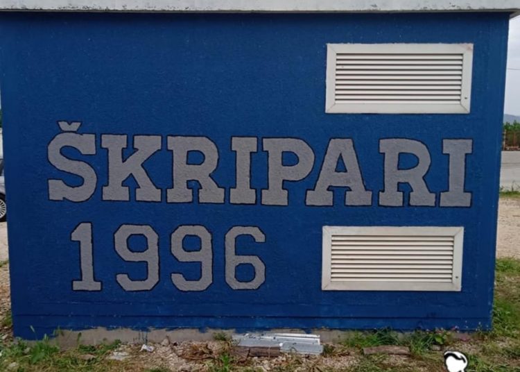 U Ljubuškom osvanuo grafit Škripara